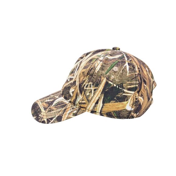 Ducks Unlimited Cap Hat Mossy Oak Camo Shadow Grass Adjust Strapback Embroidered - Picture 7 of 8